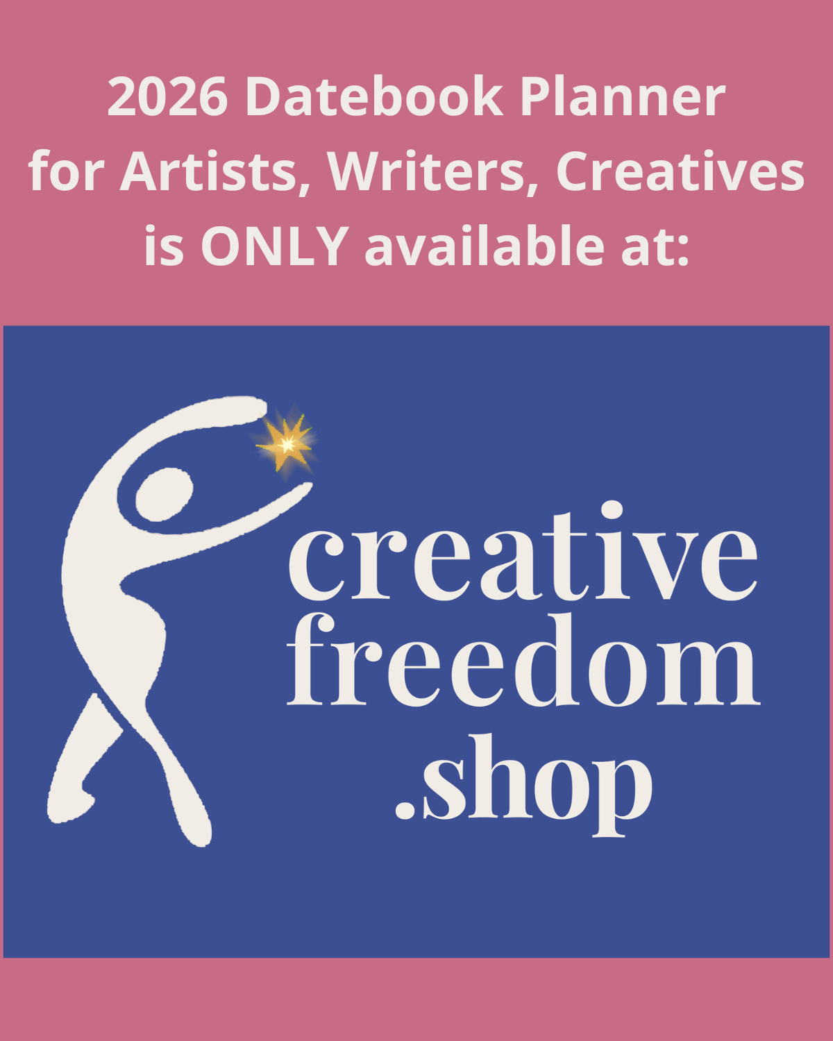 2026 Datebook Planner for Artists, Writers, Creatives