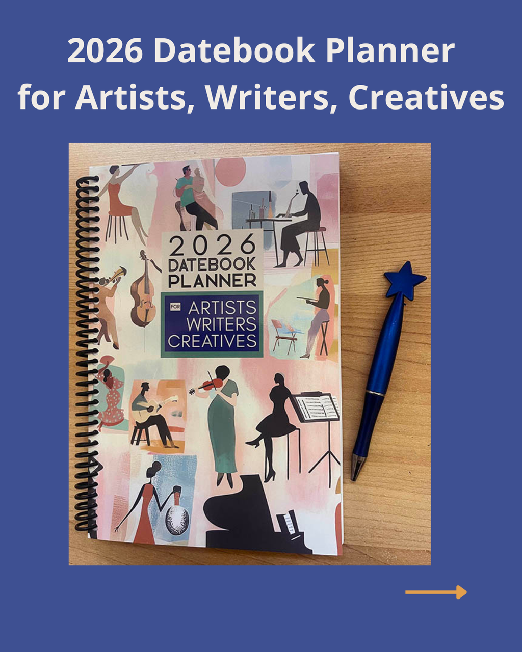 2026 Datebook Planner for Artists, Writers, Creatives