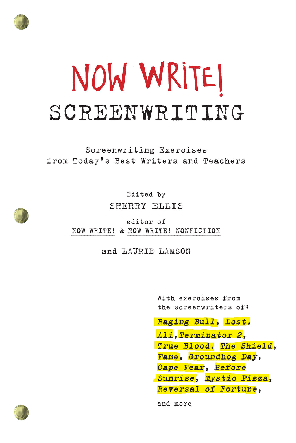 Now Write! Screenwriting